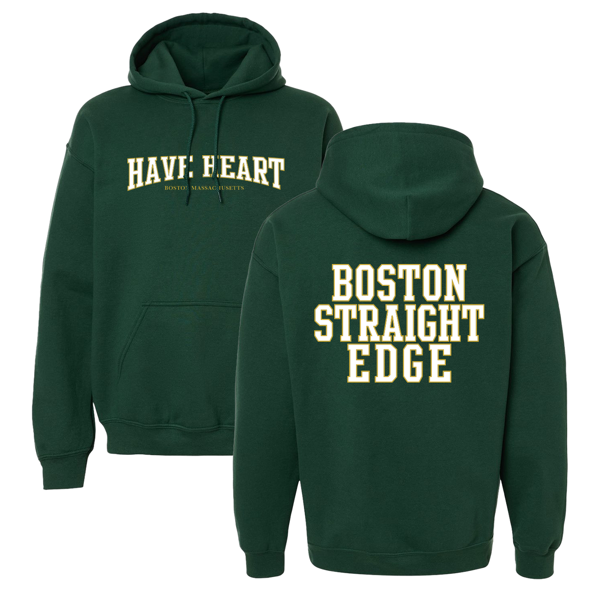 Have Heart – Boston Straight Edge Hood (Green)
